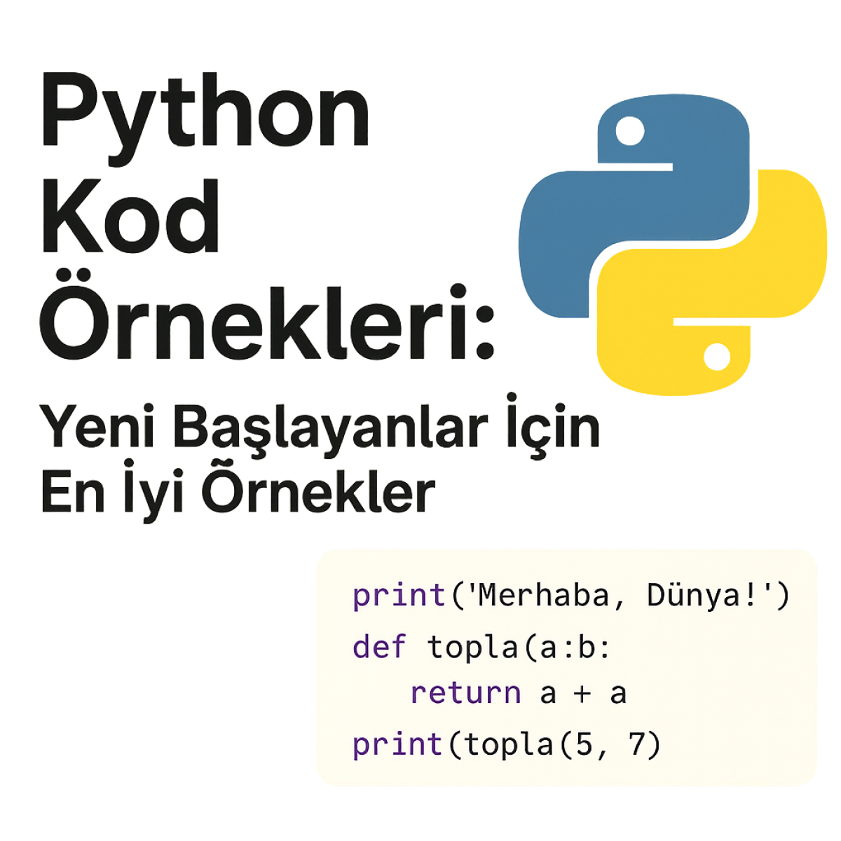 Python Kod Örnekleri | Yeni ...
